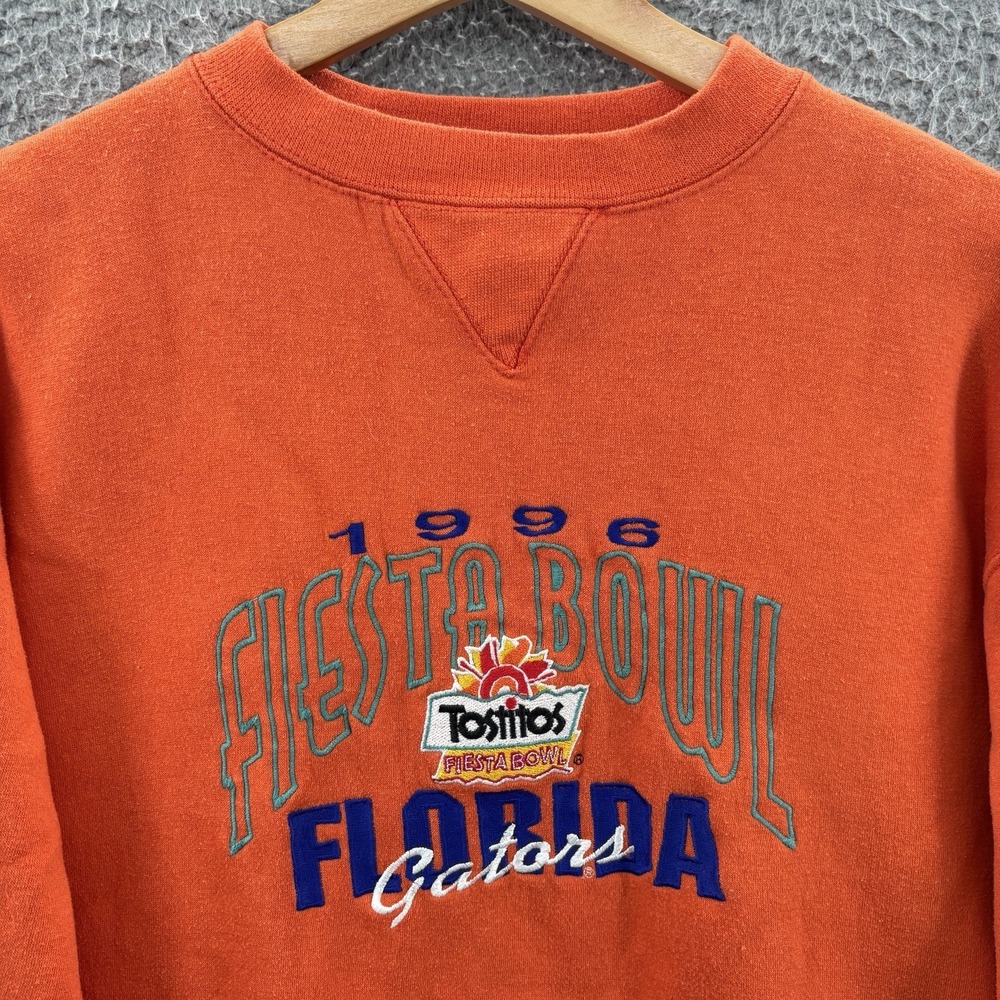 VTG Florida Gators Sweatshirt Mens XL Orange College Crewneck Vintage 90s Logo 7